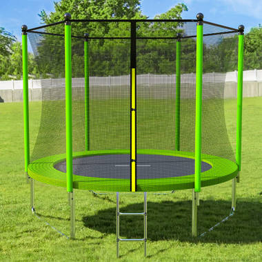 AOTOB 10' Backyard Trampoline with Safety Enclosure | Wayfair