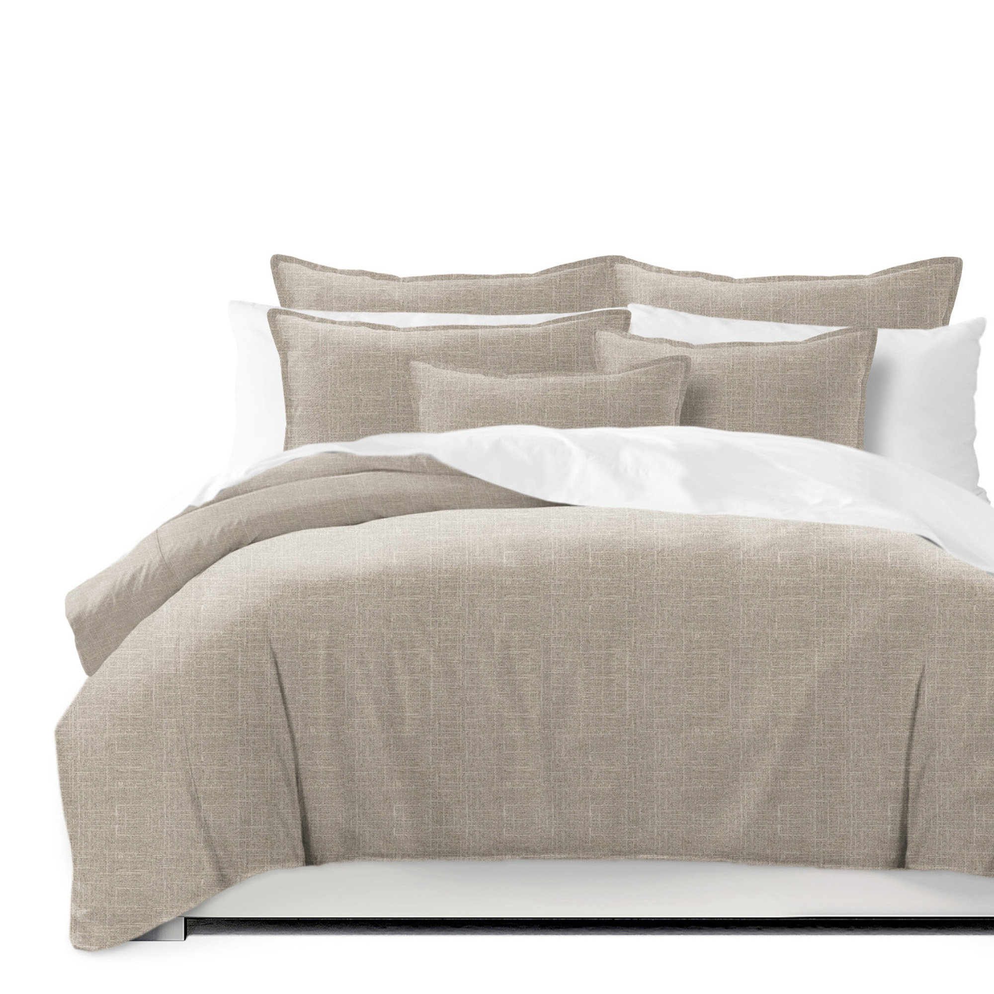 Bed Natural Linen Comforter Set 