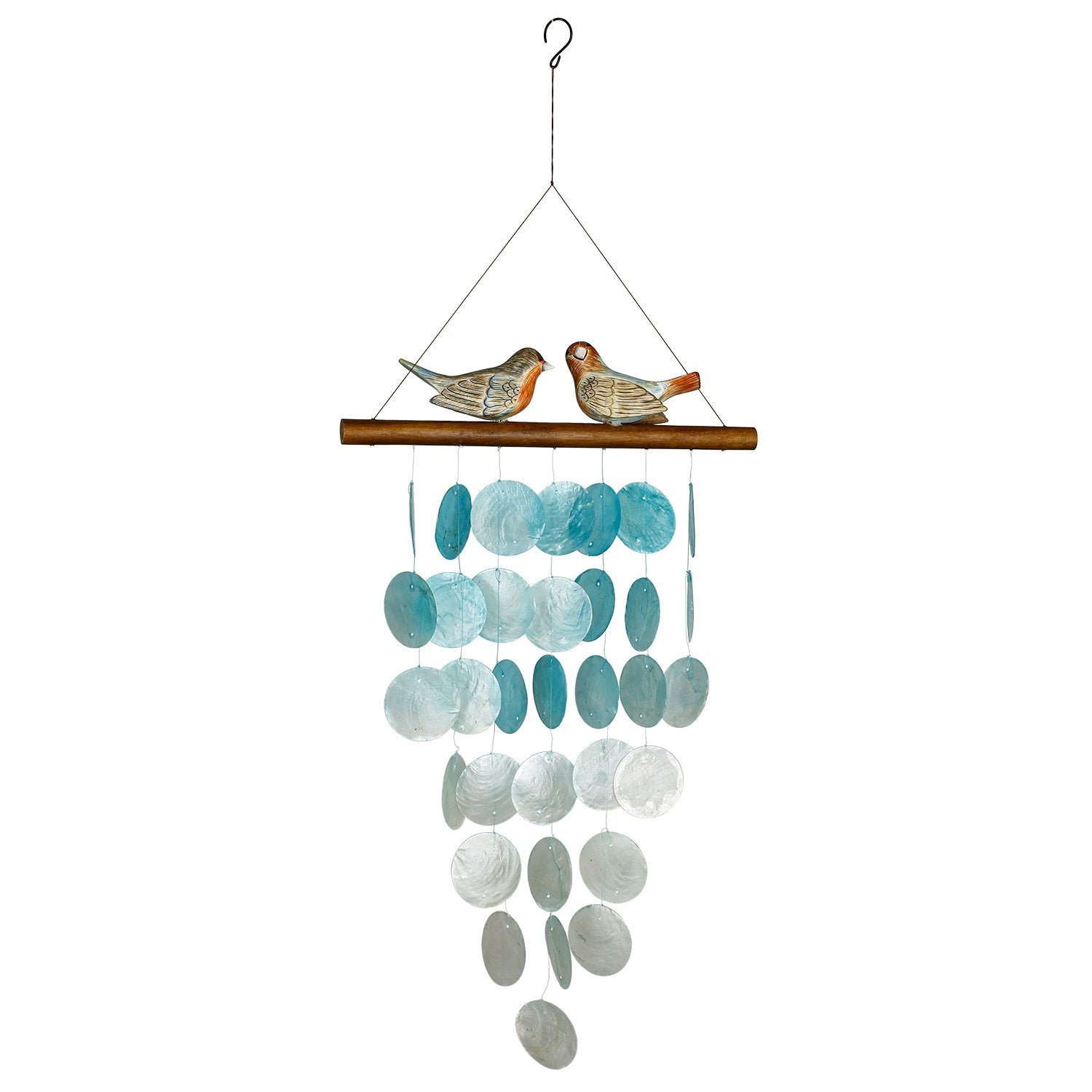 Woodstock Chimes Capiz Love Birds Wind Chime Wayfair