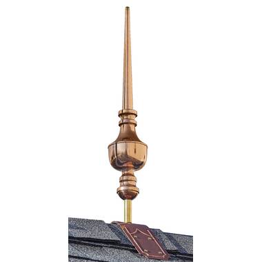 24" Verdigris Steel Finial spire for roof top or yard FREE SHIPPING! 