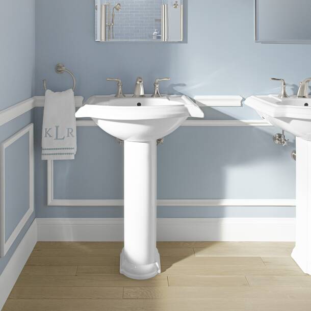 K-2350-0,96,95 Kohler Devonshire Ceramic Oval Undermount Bathroom Sink ...