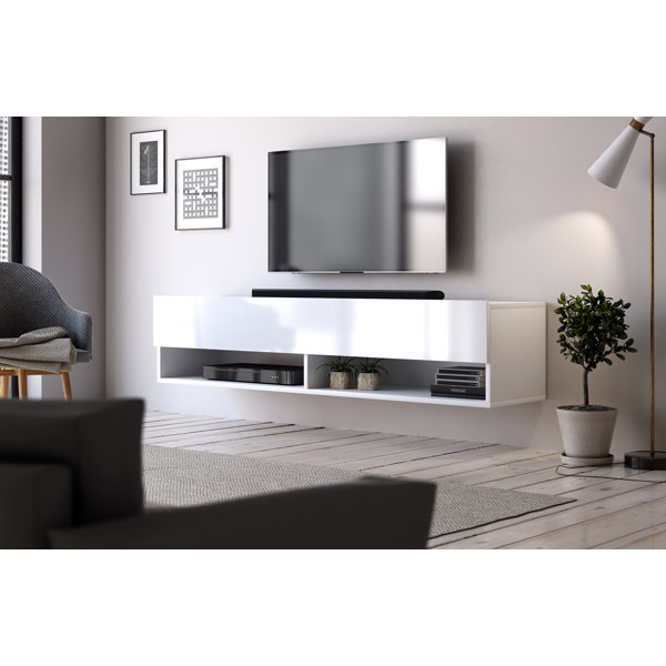 140cm Tv Units High Gloss Tv Cabinets 60 Inch Modern Tv Stands Cabinet Grey Gloss Led Tv Unit For Living Room And Bedroom Tv Stands Unit Storage Cabinet Black 