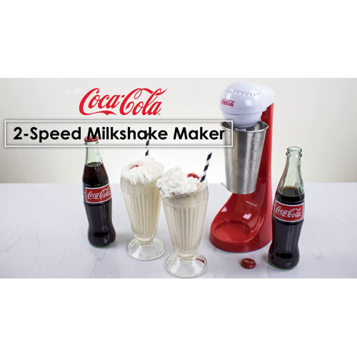 nostalgia coca cola milkshake maker