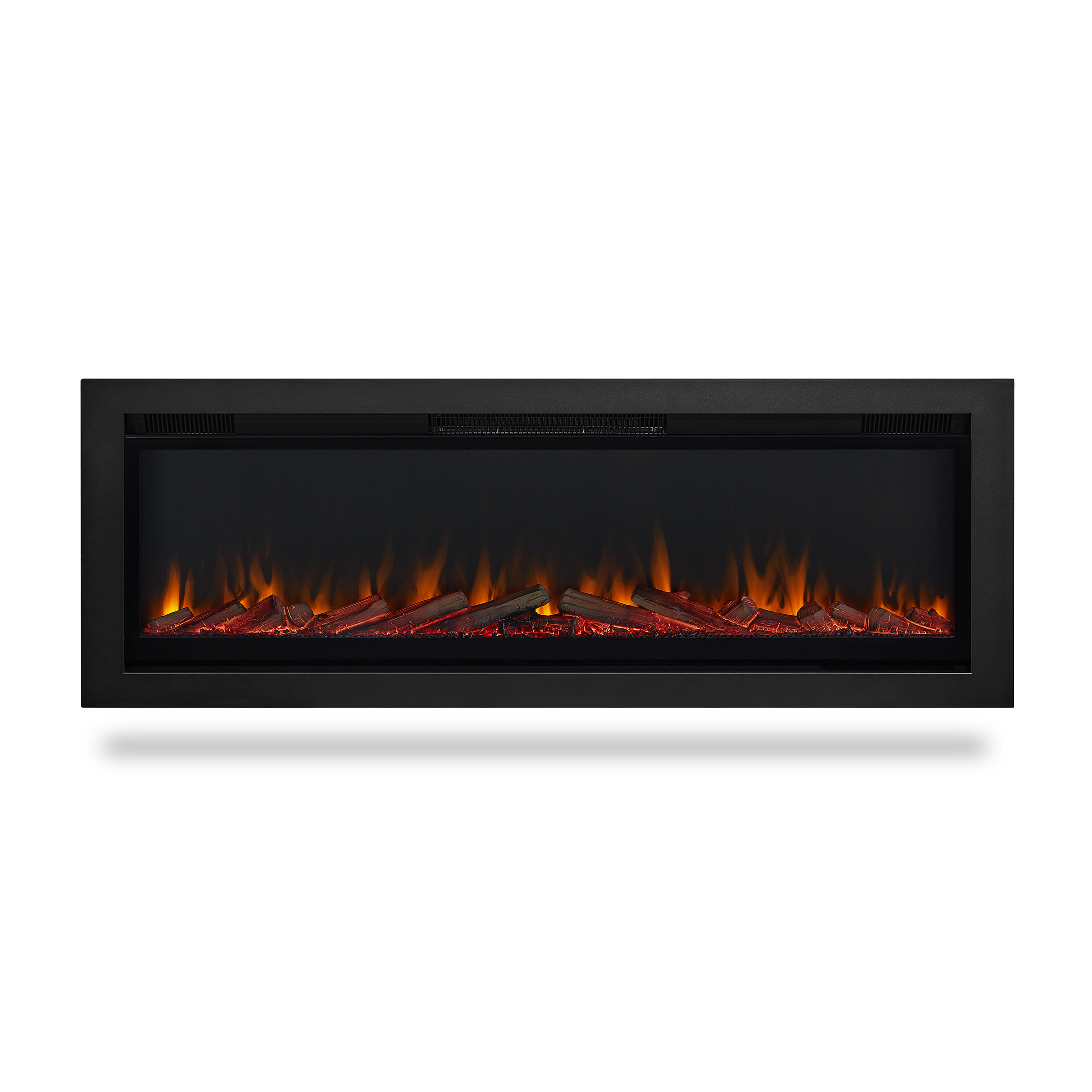 Real Flame 65" Wall Mounted/Recessed Electric Fireplace Insert Wayfair