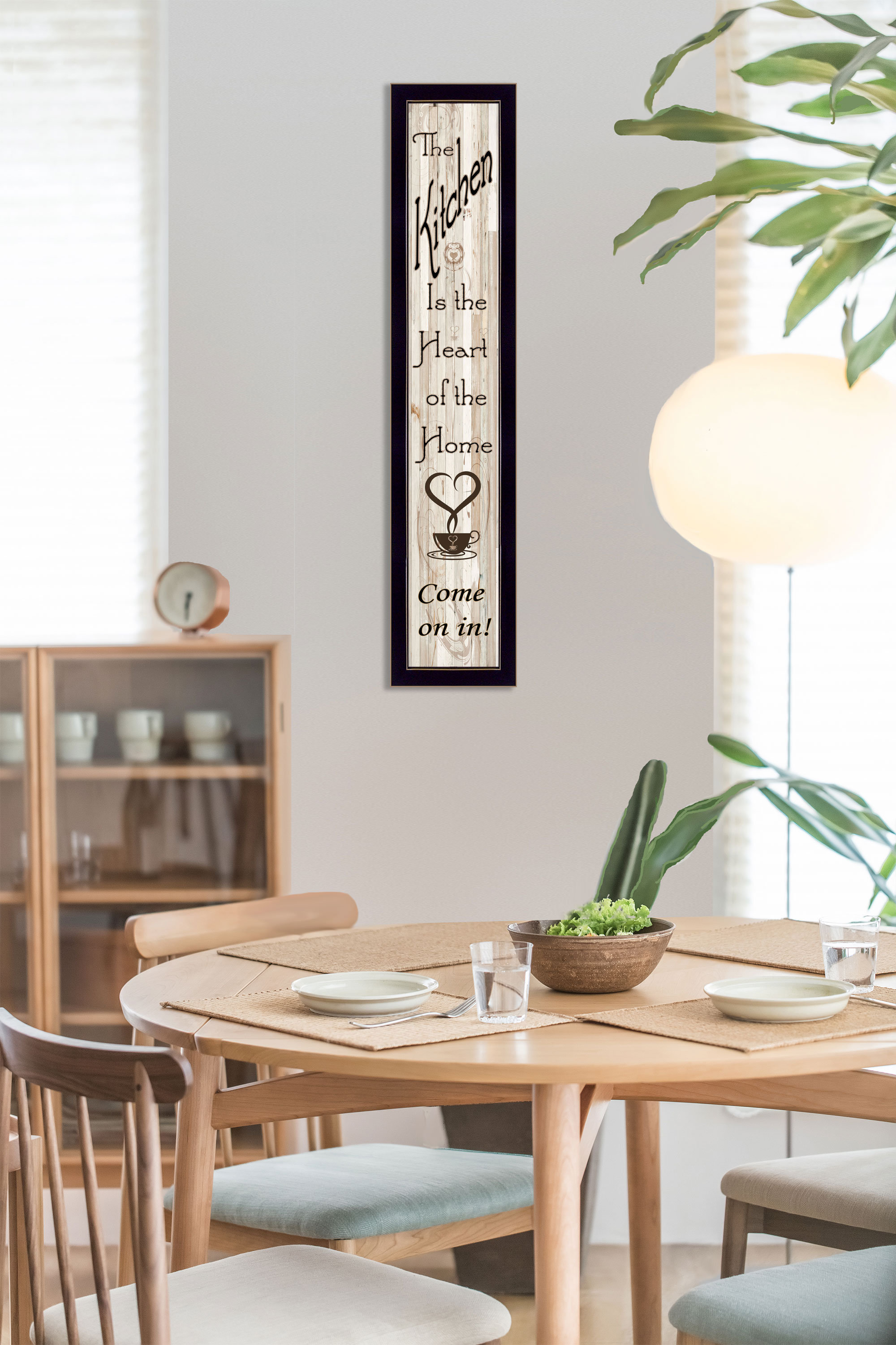 August Grove® Kitchen Is The Heart Of The Home by Millwork Engineering Picture Frame Print