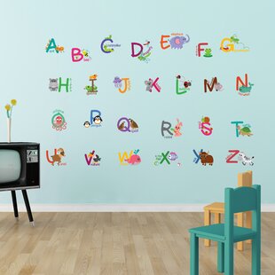 Alphabet Wall Decals | Wayfair