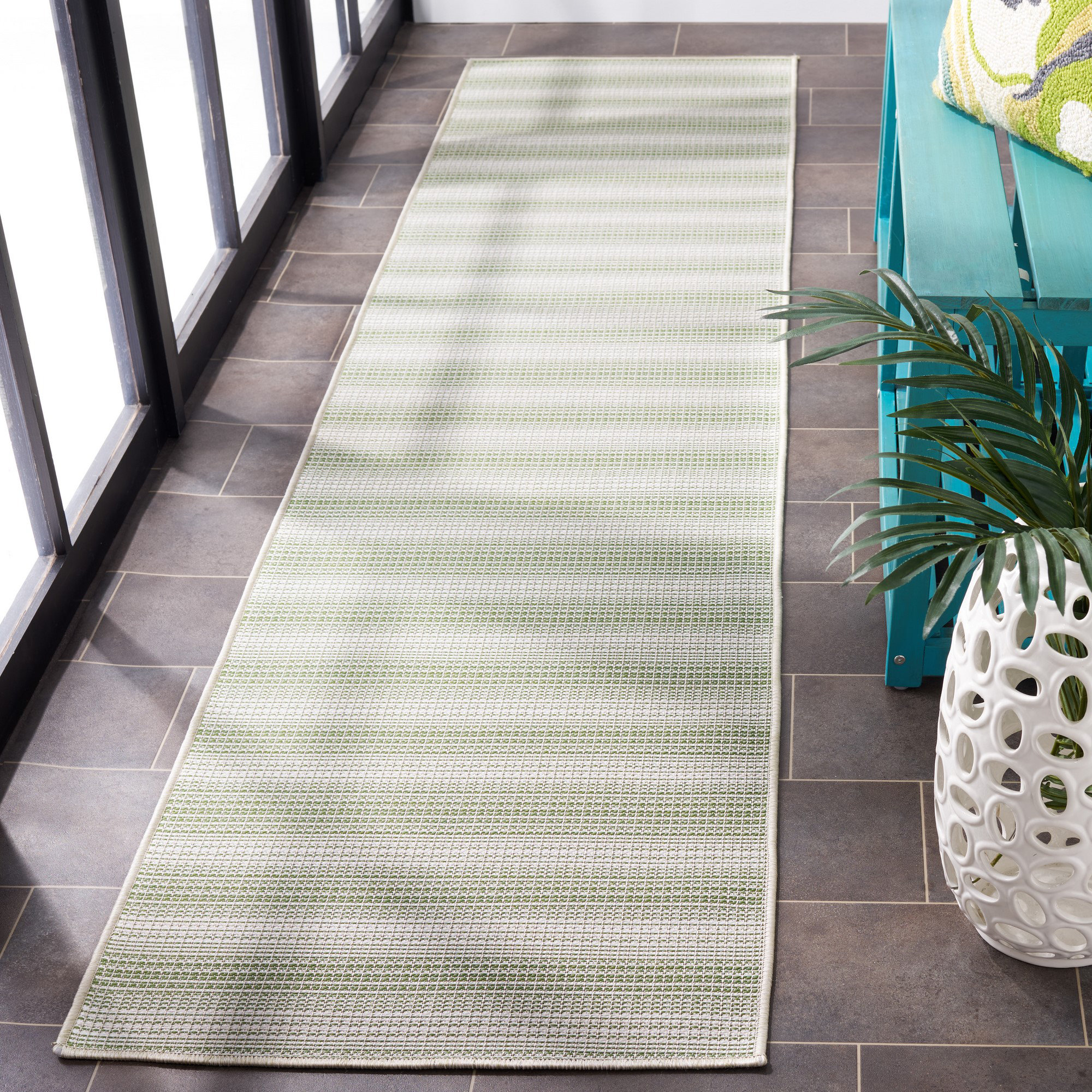 Laurel Foundry Modern Farmhouse Trigg Olive/Ivory Indoor/Outdoor Rug ...
