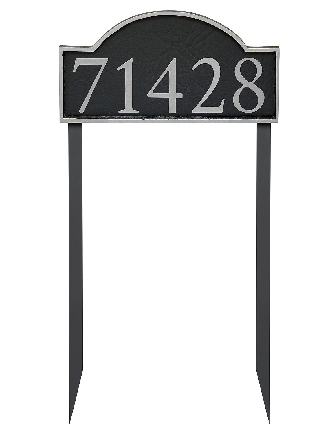 Montague Metal Products Soft Serif 1Line Lawn Address Sign Wayfair