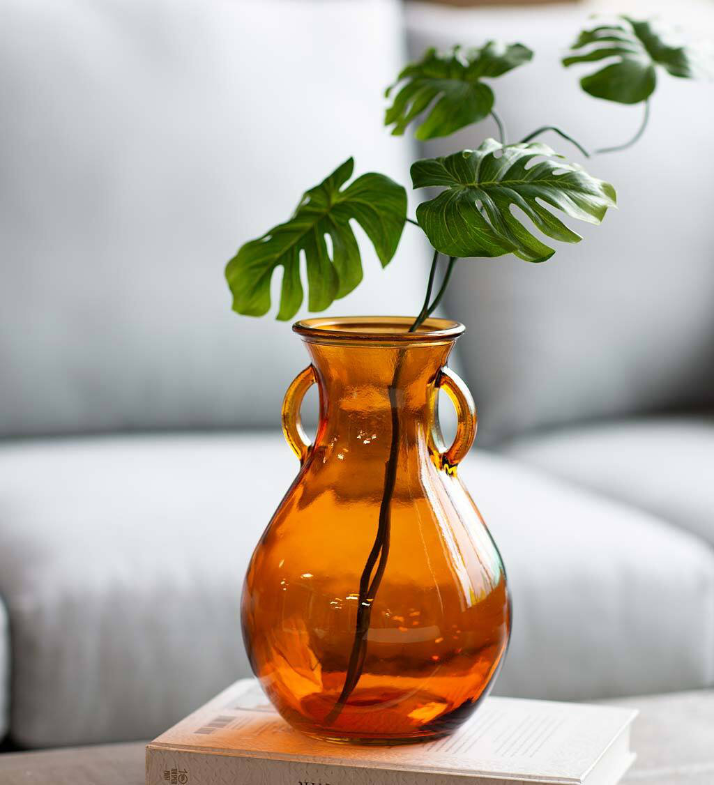 Red barrel studio xane handmade glass table vase wayfair