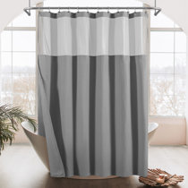 Eforcurtain Extra Long 72 By 78-Inch Elegant Waffle Shower Curtain Waterproof Fa 