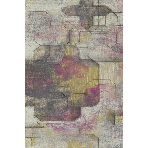 Ivy Bronx Raspberry Quatrefoil I | Wayfair.co.uk