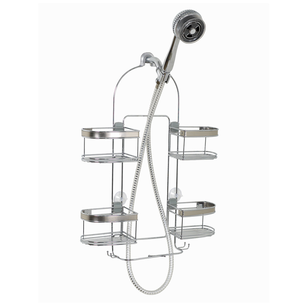 Rebrilliant Stickland Hanging Stainless Steel Shower Caddy & Reviews