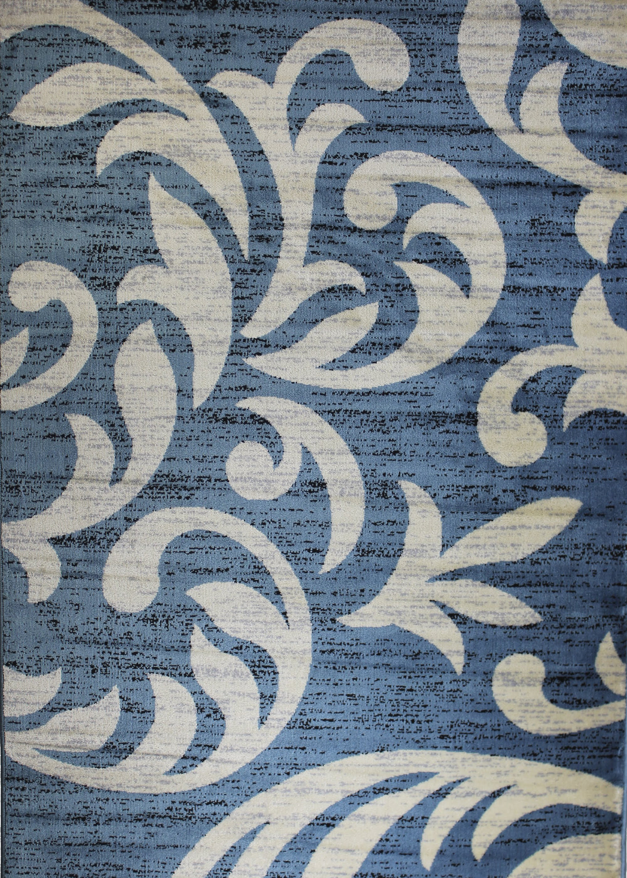 Charlton Home® Knoxville Performance Blue Rug & Reviews Wayfair