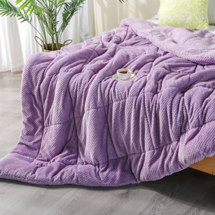 Sherpa Fleece Comforter | Wayfair