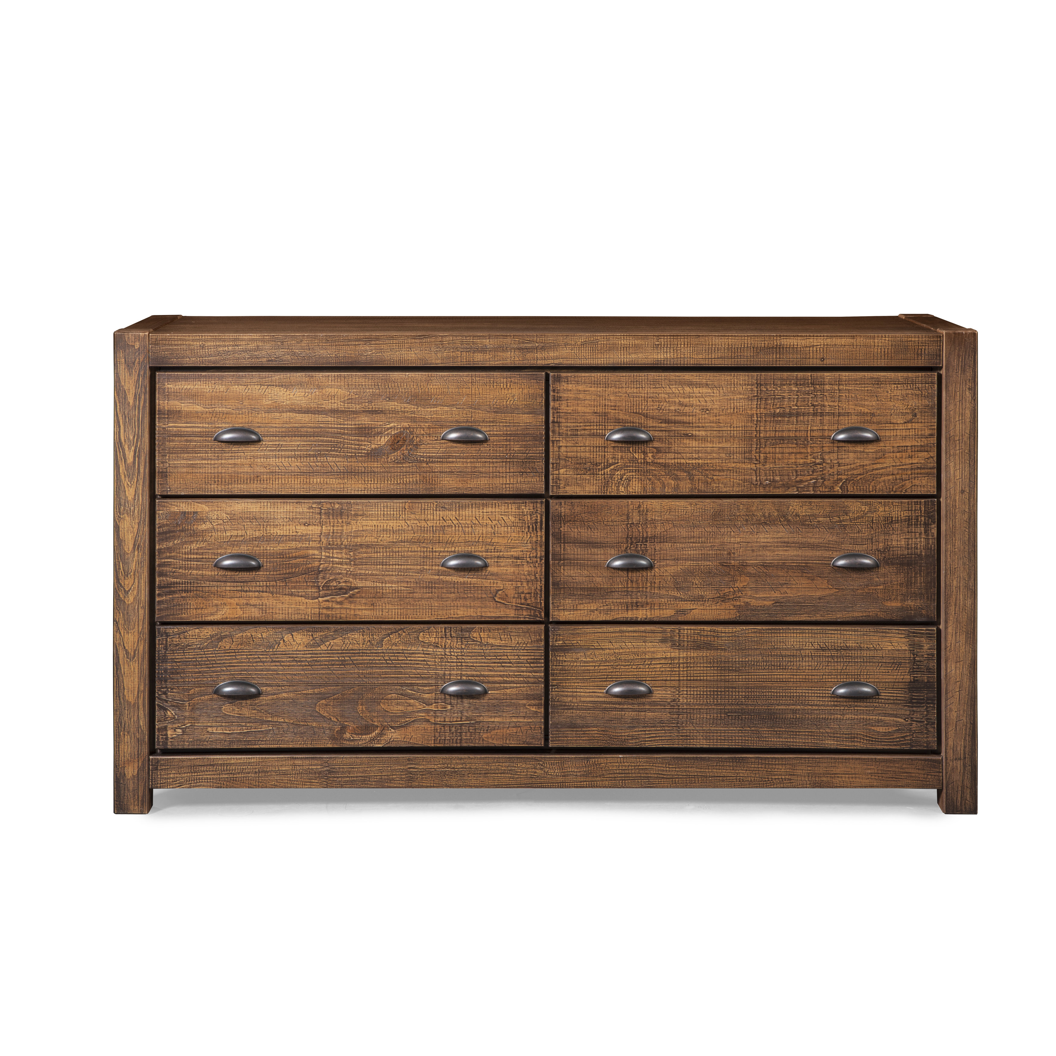 Grain Wood Furniture Montauk 6 Drawer 59.5'' W Solid Wood & Reviews
