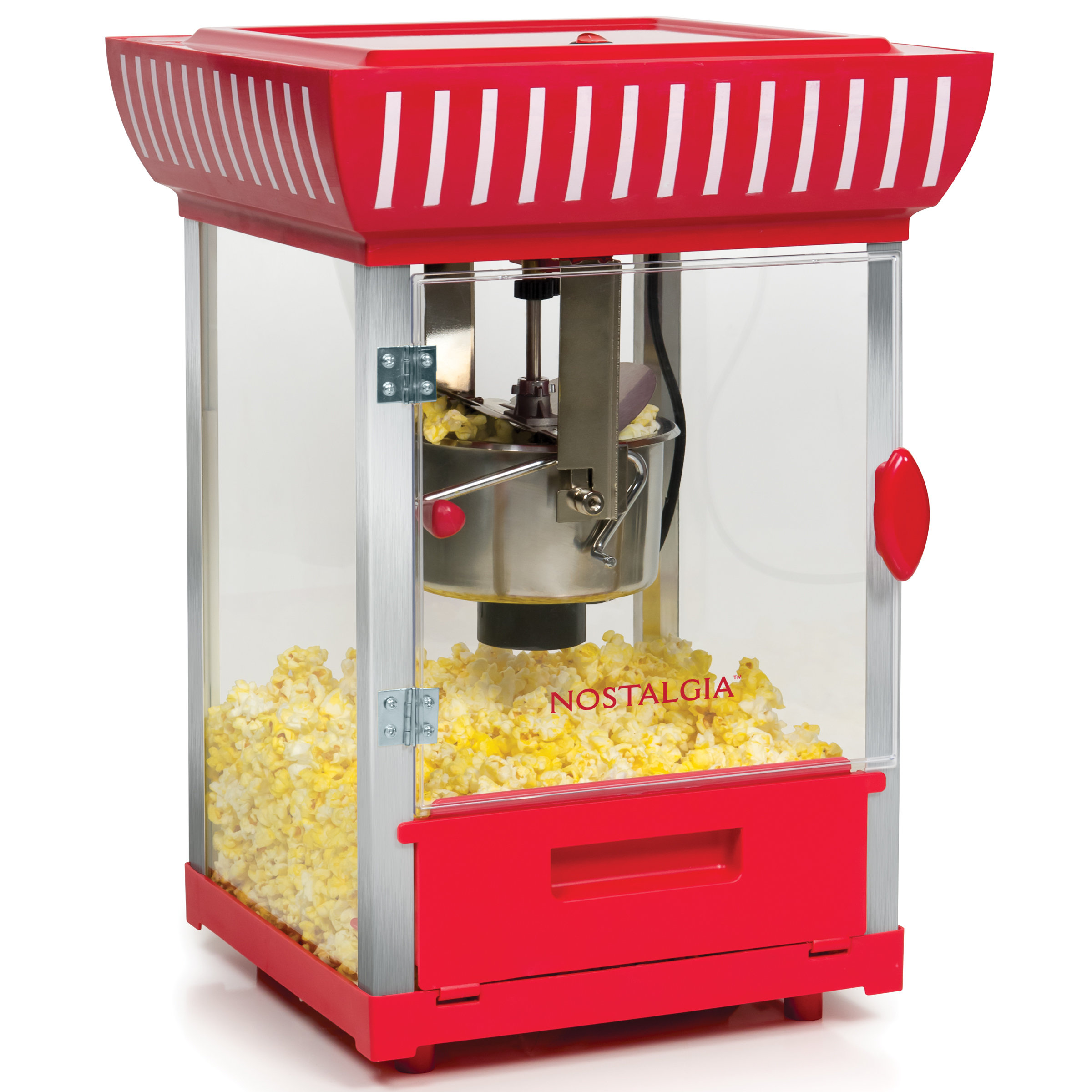 Nostalgia 48-Inch Tall 2.5-Oz Kettle Popcorn Cart 