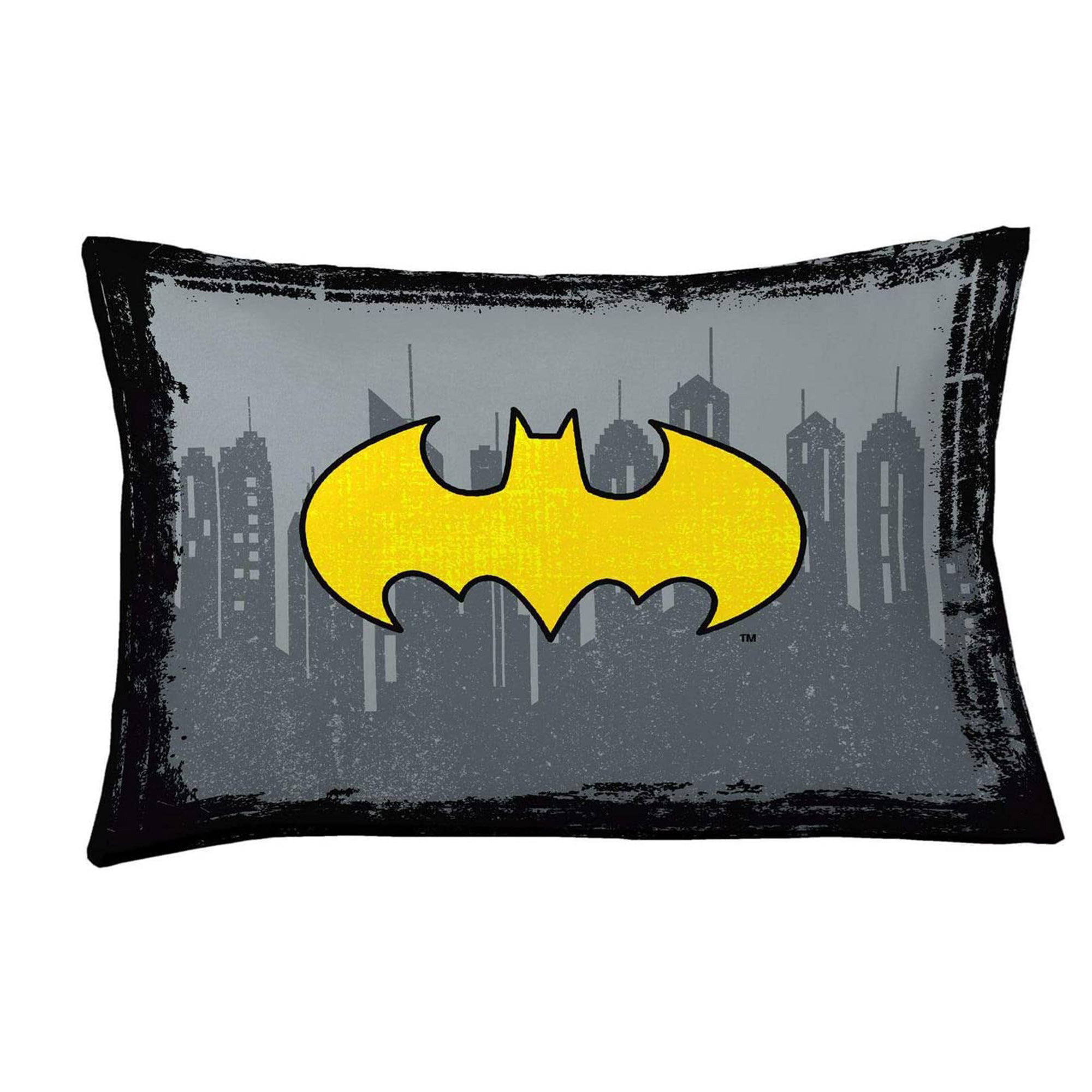 Franco Batman Pillowcase Centre Of Shadows Reversible Pillowcase For Kids -  20 X 30 Inch (1 Piece Pillow Case Only) - Wayfair Canada