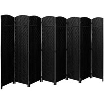 Details about   4/6/8 Panel Room Divider Privacy Folding Screen Durable Movable Partition Useful 
