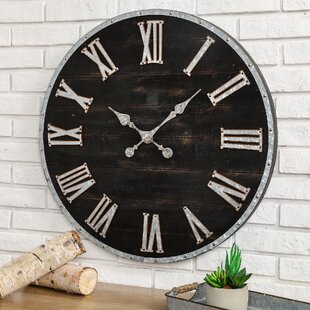 Coffee Cup Design Kitchen Wall Clock Mahogany Wood Effect Retro Funky Novelty 