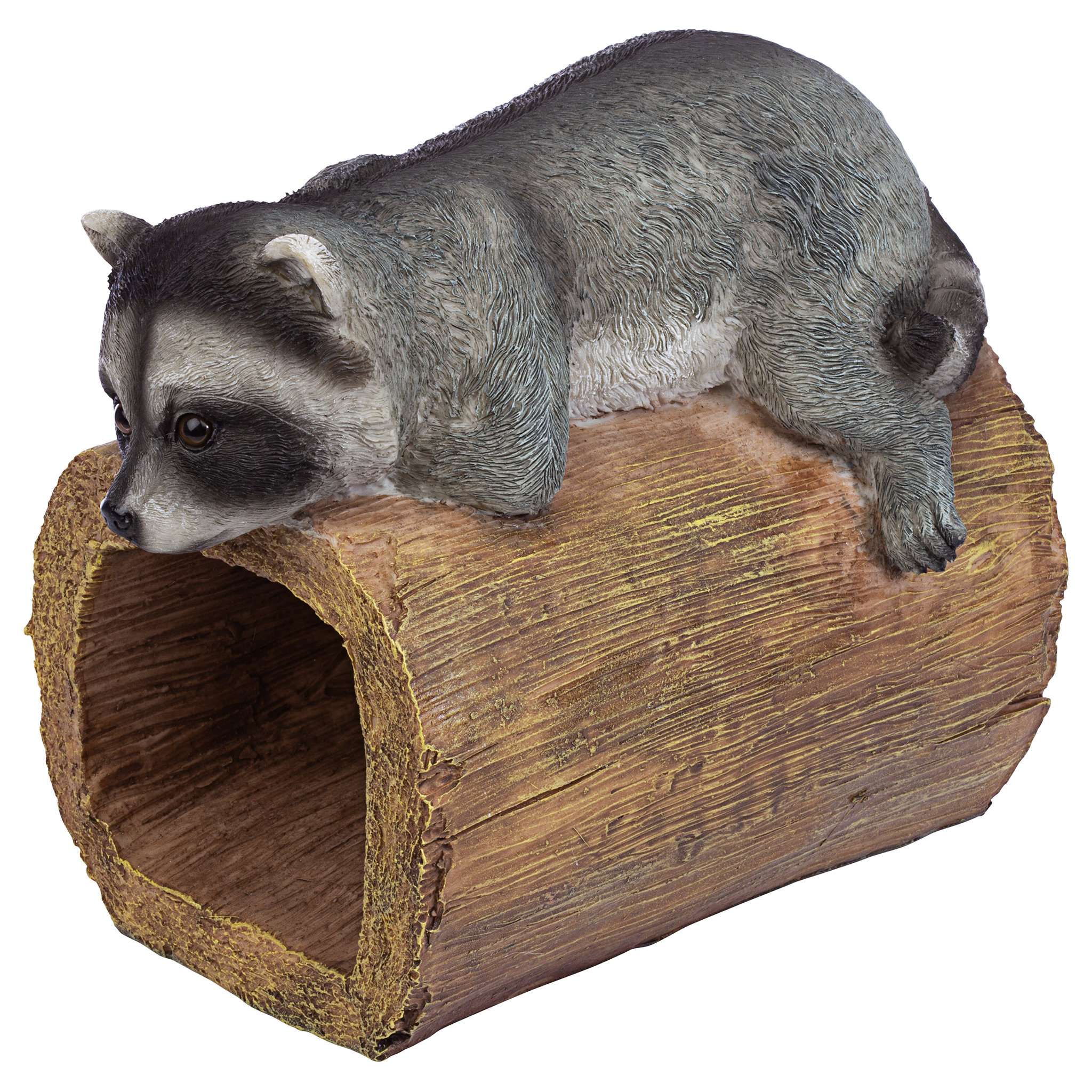 Design Toscano Gutter Guardians Raider the Raccoon Downspout Statue