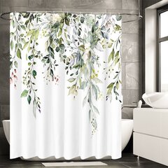 Burst Nebula Aura Shower Curtain Waterproof Fabric Bathroom Curtains 12Hooks Mat 
