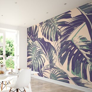 Trees Detailed Leaves Shadows Background Wallpaper Trendy Wall Mural Stylish Living Room Bedroom Wall Poster