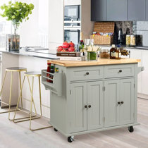 Wayfair | Grey Kitchen Islands & Carts You'll Love in 2022