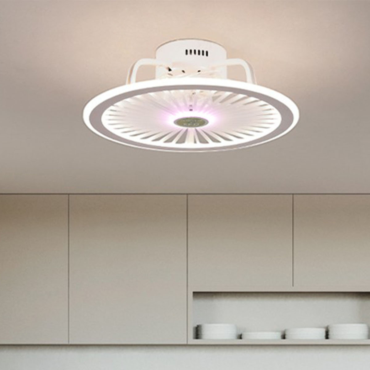 Orren Ellis 10.3'' Nand 5 Blade LED Smart Bladeless Ceiling Fan with