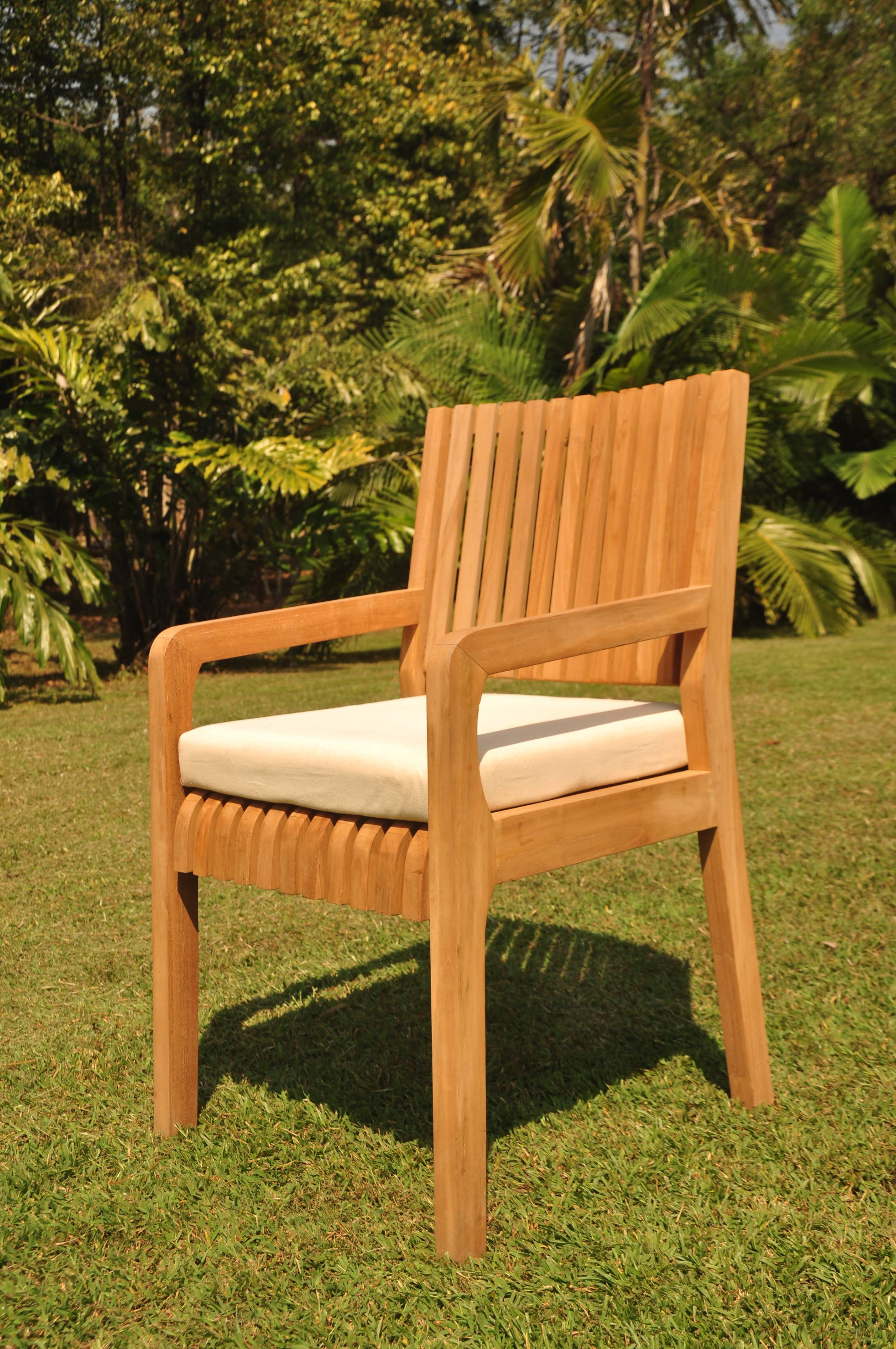 Teak Smith Maldives Folding Teak Patio Dining Chair Wayfair
