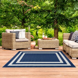 Navy Outdoor Flatweave Rug Summer Rugs Spill Proof Plastic Picnic Mats CLEARANCE 
