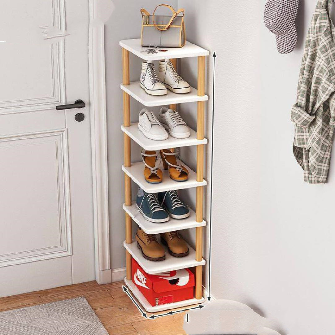 Ebern Designs Shoe Rack Outside Simple Household Doorway Shoe Rack
