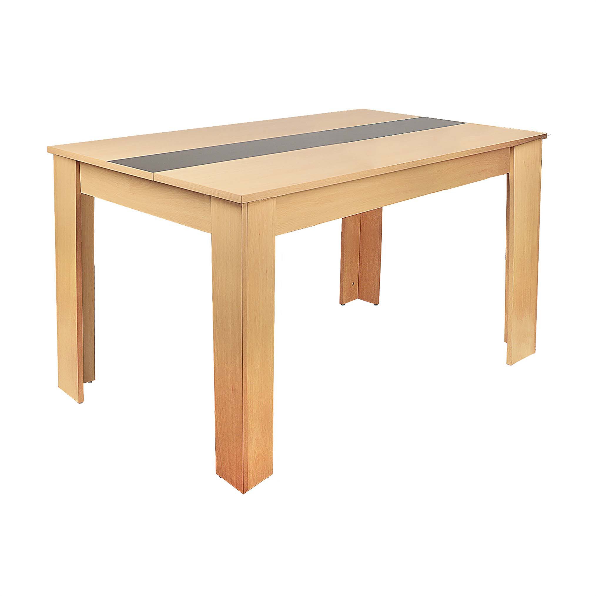 Ebern Designs Solid Wood Rectangular Dining Table With Wood Legs Wayfair
