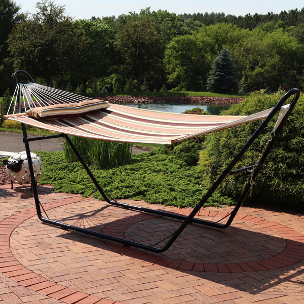shorea wood arc hammock stand