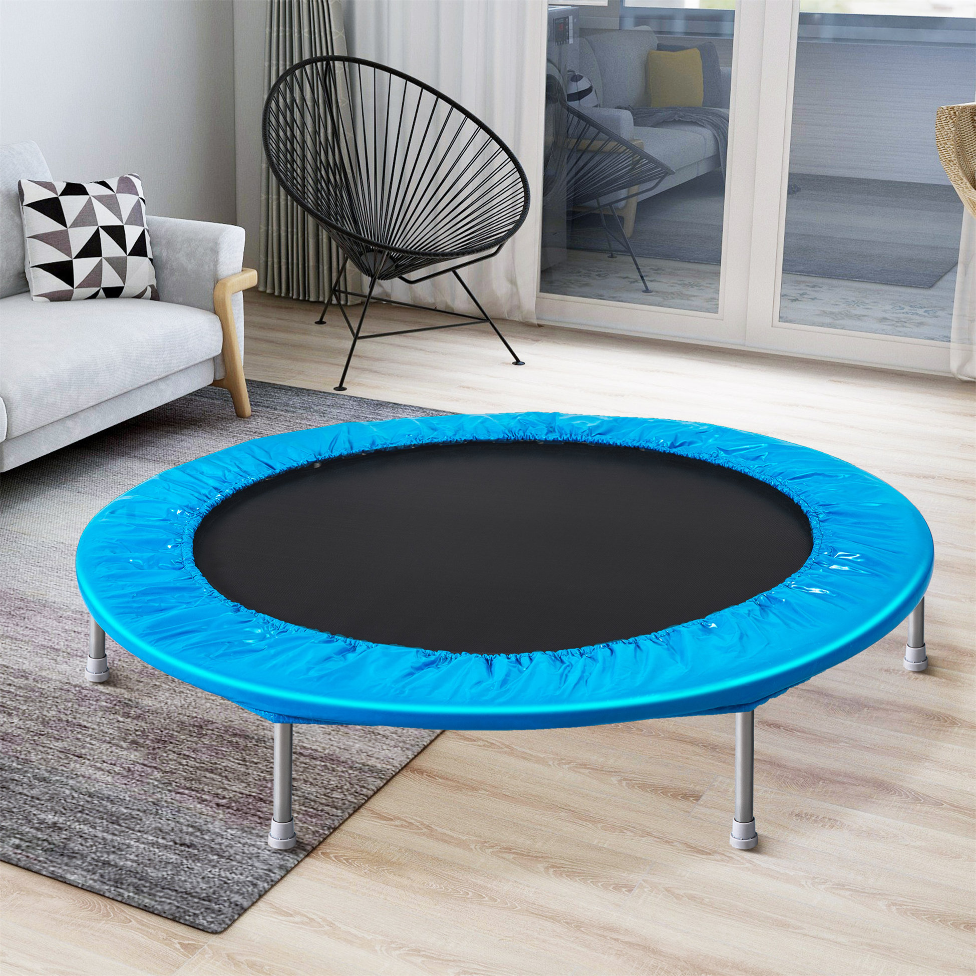 Modern Luxe Furniture 45" Round Trampoline & Reviews Wayfair