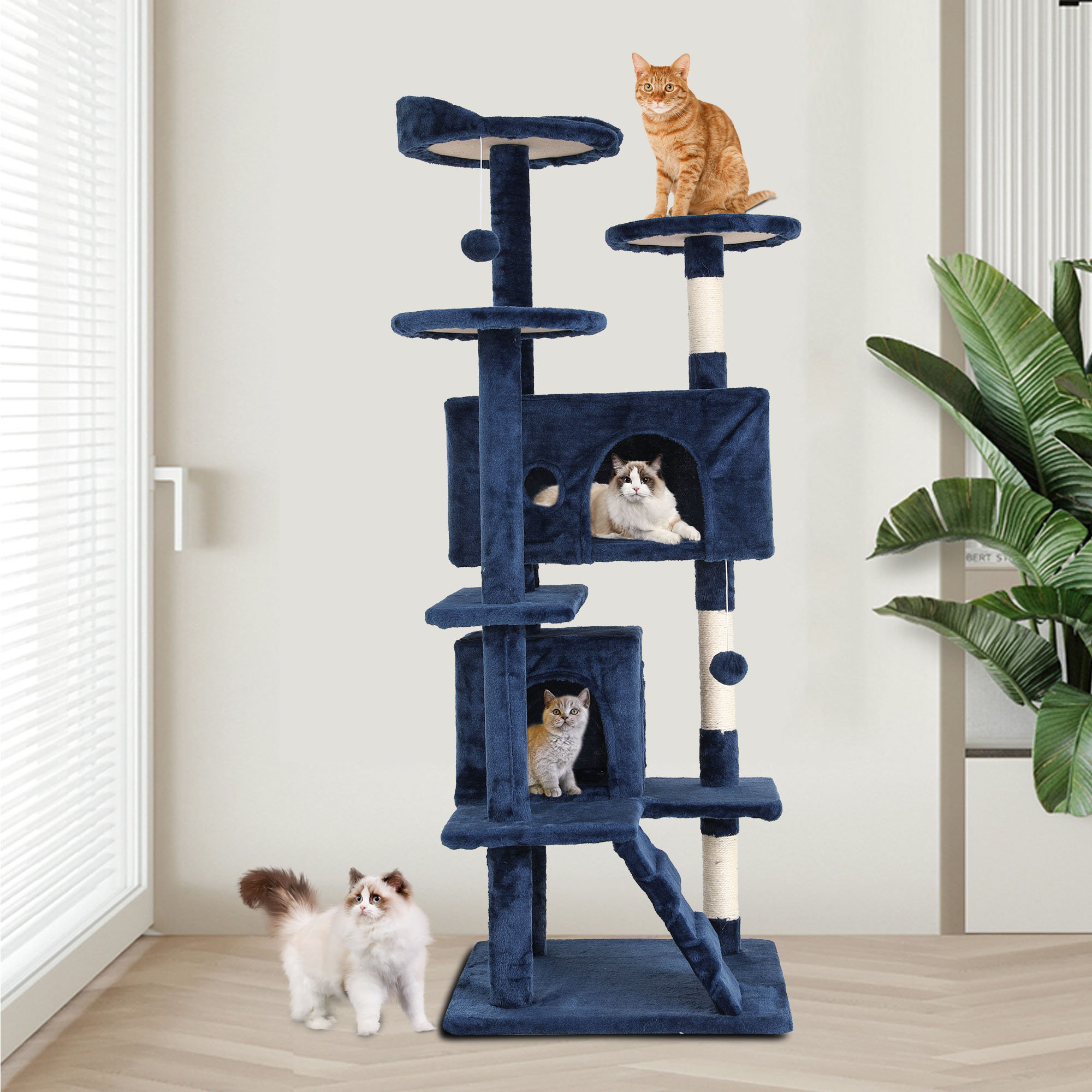 Tucker Murphy Pet™ 54' Chalsey Indoor Cat Tree Wayfair