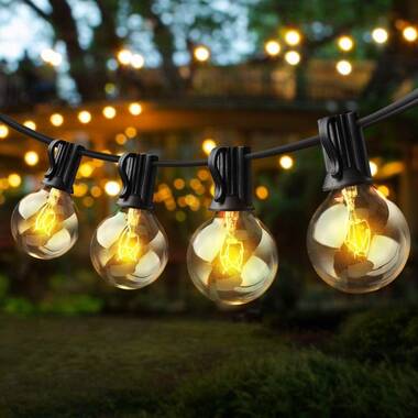 Retro Style Hanging Bulb Fairy Cord String LED Lights Garden Wedding Decorations 