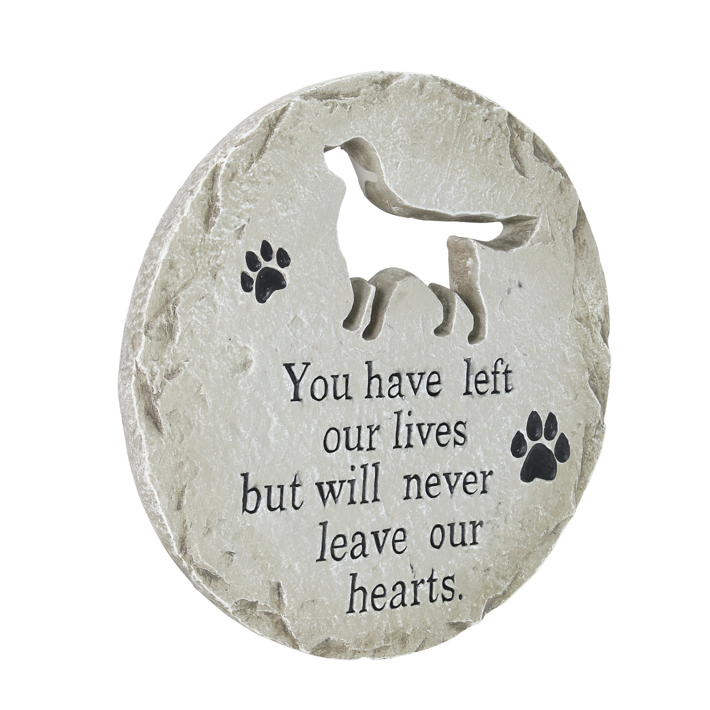 Exhart Dog Memorial Resin Garden Stepping Stone Marker, 12 Inches Wayfair