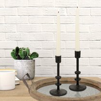 2 PC PIECE SET DRAKE DESIGN CANDLE HOLDERS TWO 