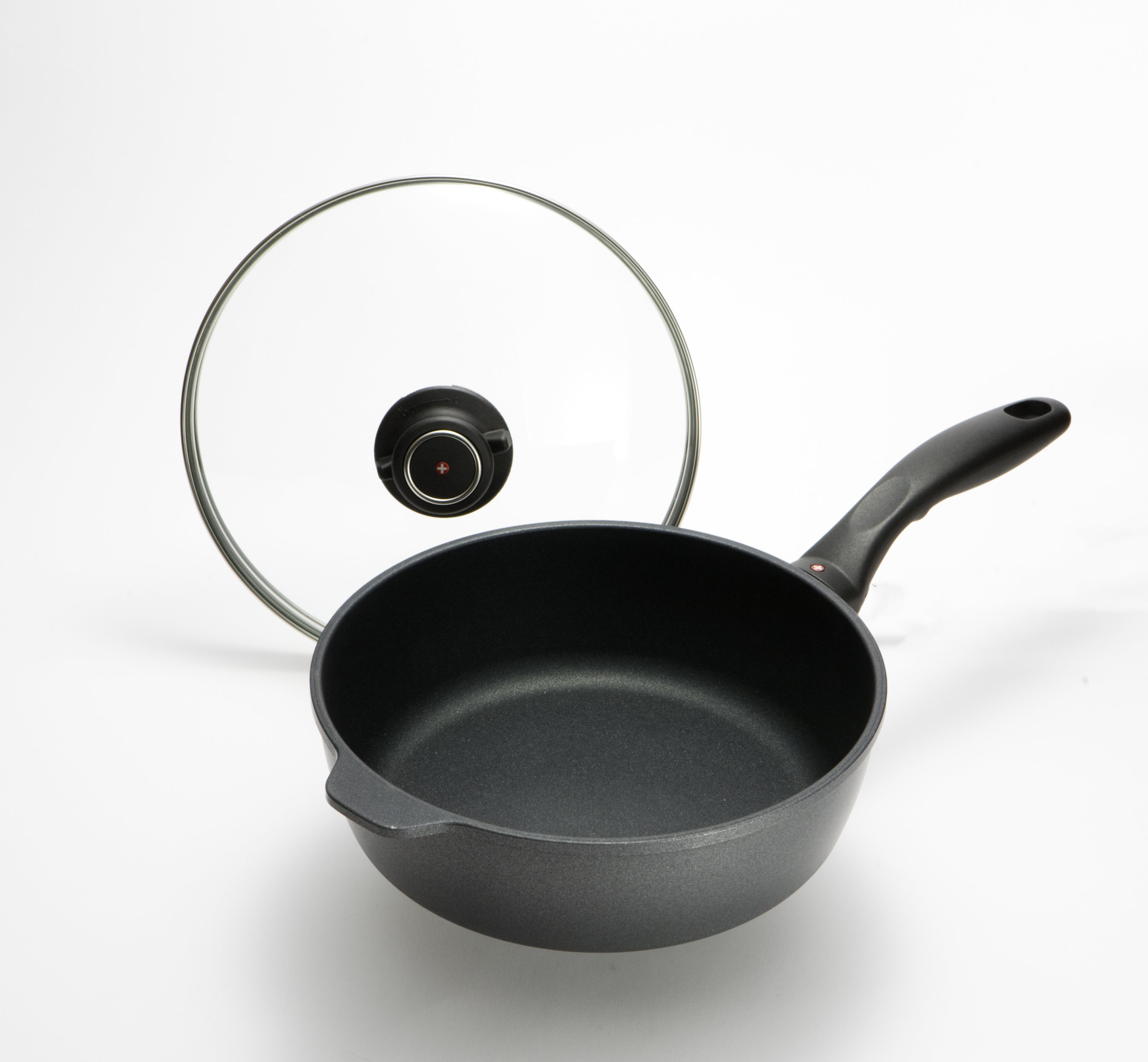 Swiss Diamond Non Stick Aluminum Saute Pan with Lid & Reviews Wayfair