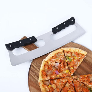 14 inch Blade Rocker Style Professional New USA Stainless Steel Pizza Cutter 