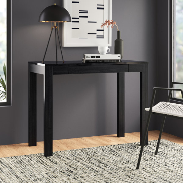Black-parsons-desk | Wayfair