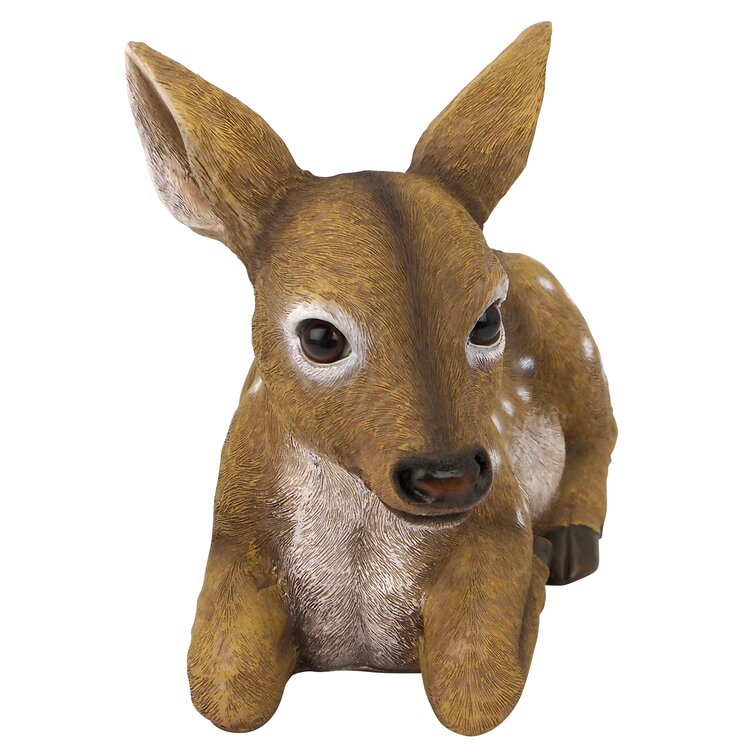 Design Toscano Darby, the Forest Fawn Baby Deer Statue & Reviews | Wayfair