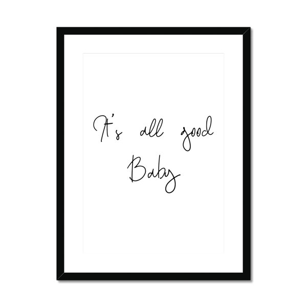 Brayden Studio It S All Good Baby Picture Frame Typography Wayfair Ie