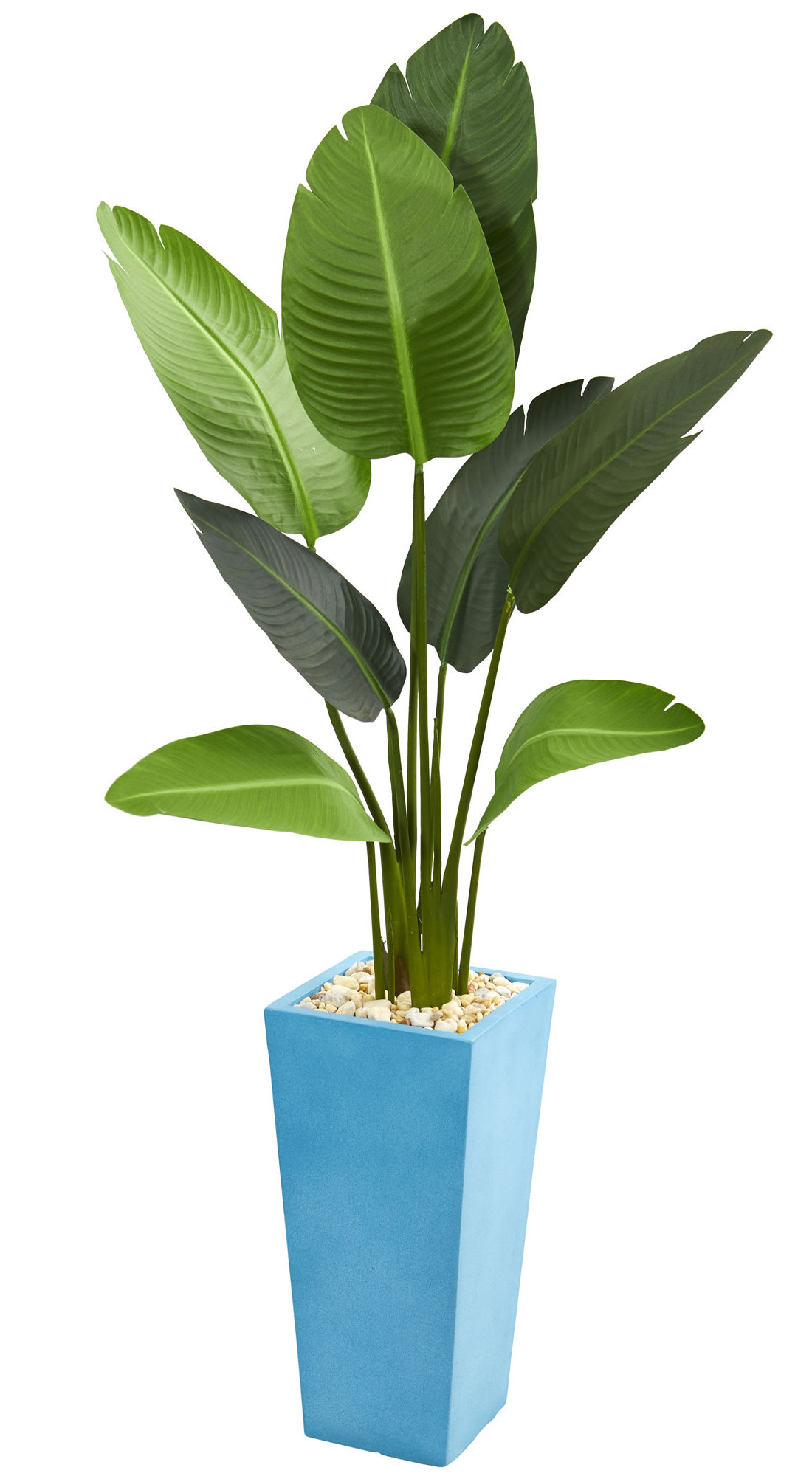 Bay Isle Home 60'' Faux Palm Tree in Planter Wayfair