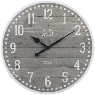 Classic Gift 8” 3D Hollow Distressed Silver Silent-Sweep Round Retro Wall Clock 