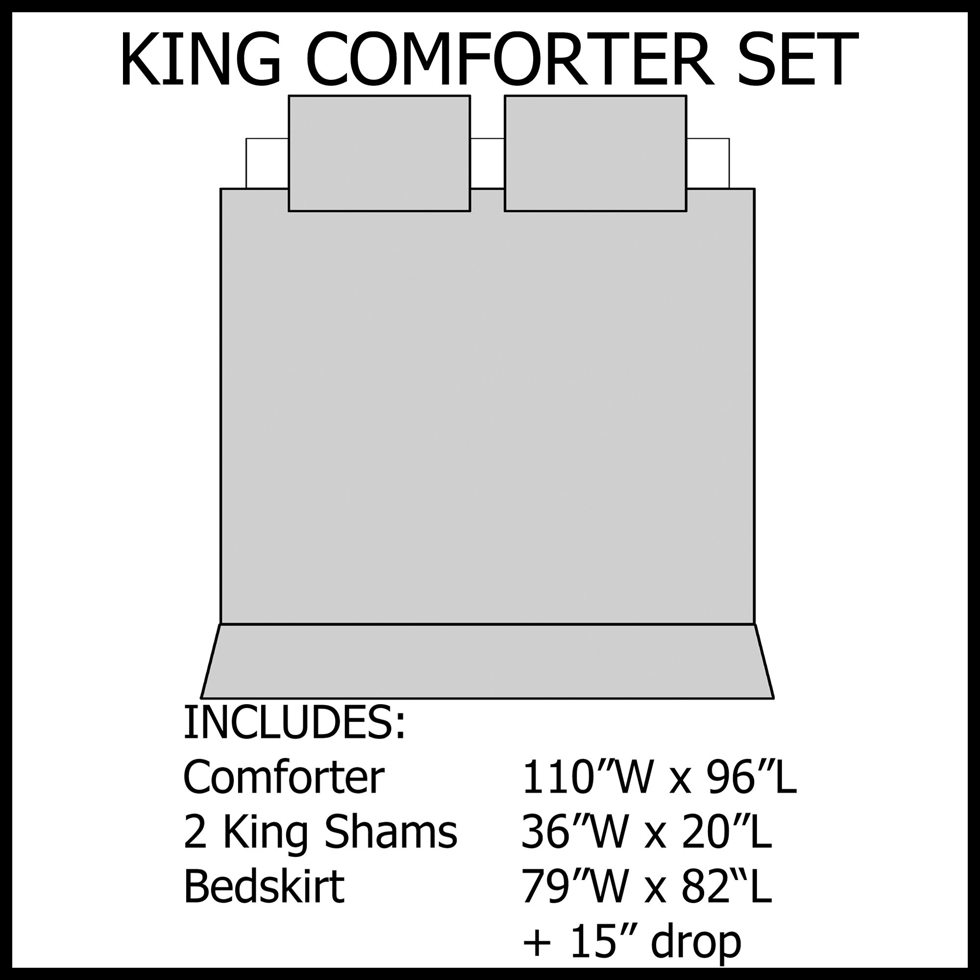 Astoria Grand Marcotte Silver/Grey Traditional 4 Piece Comforter Set & Reviews Wayfair Canada