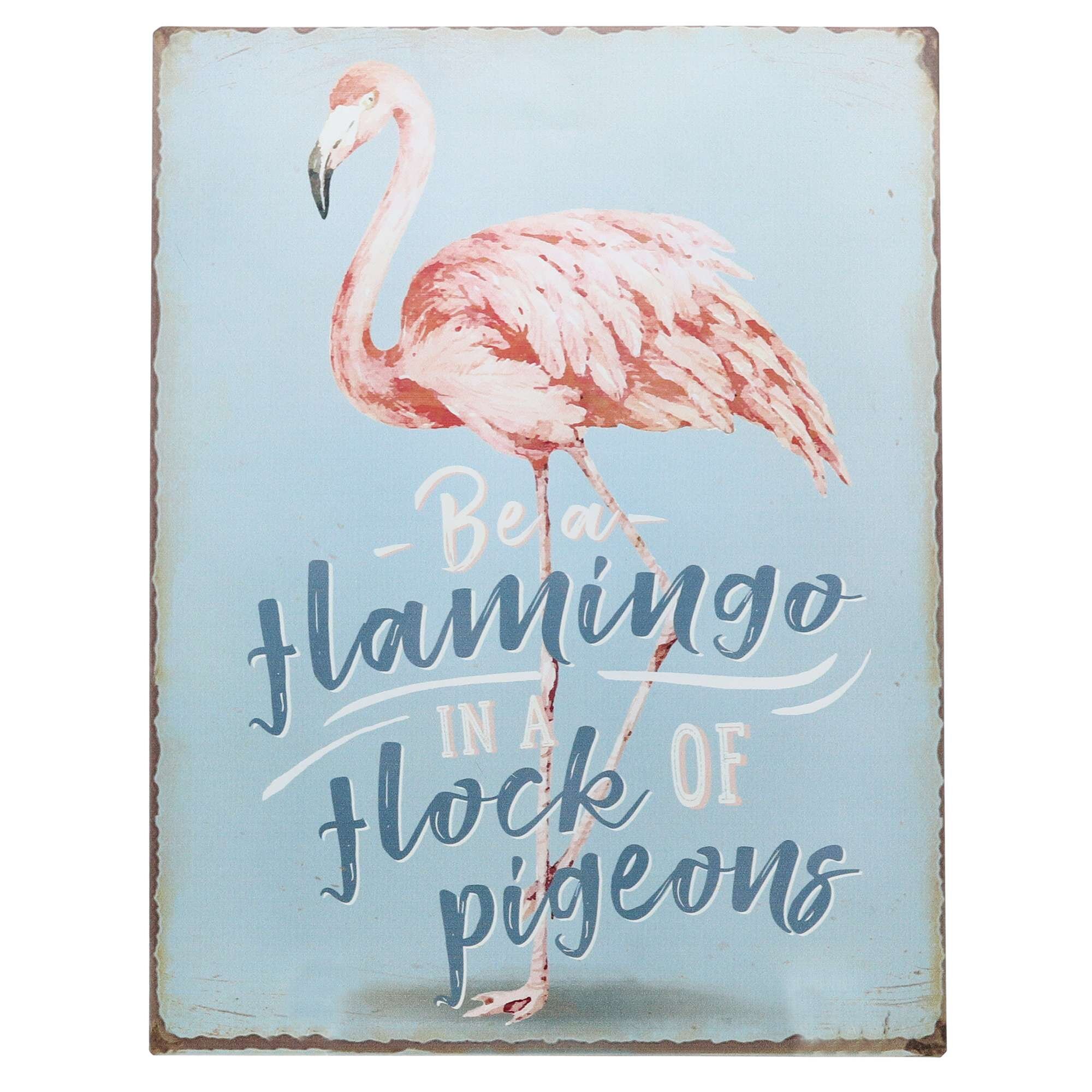 Be A Flamingo Amongst A flock Of Pigeons Flamingo Wall Art Print Picture Gift 