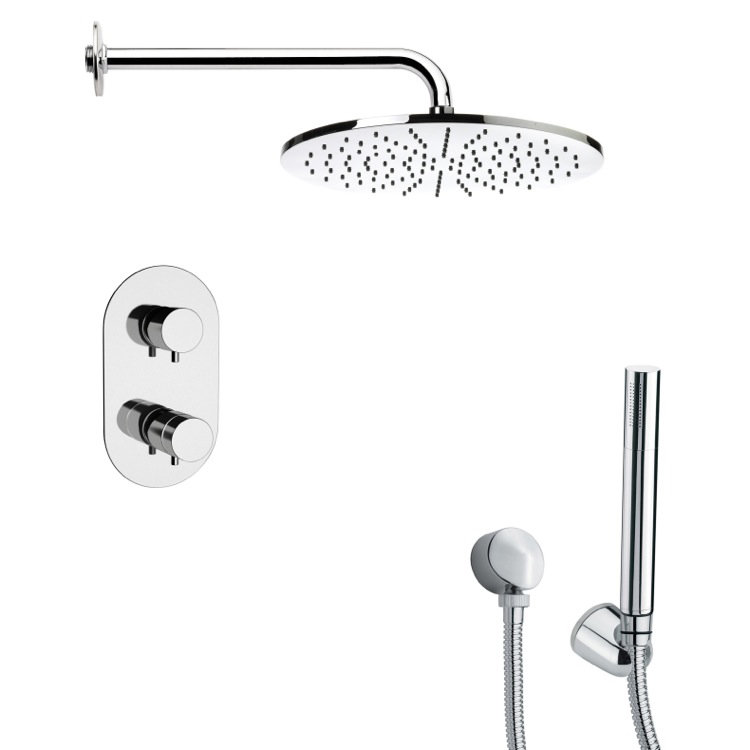Remer by Nameek's Orsino Thermostatic Complete Shower System with Rough