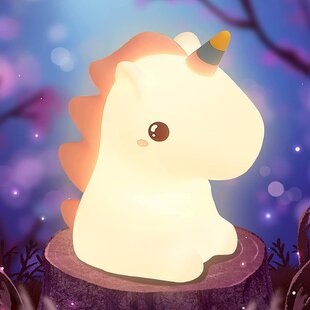 UNICORN COLOUR CHANGING BATTERY OPERATED NIGHT LIGHT MOOD LAMP BEDTIME KIDS GIFT 