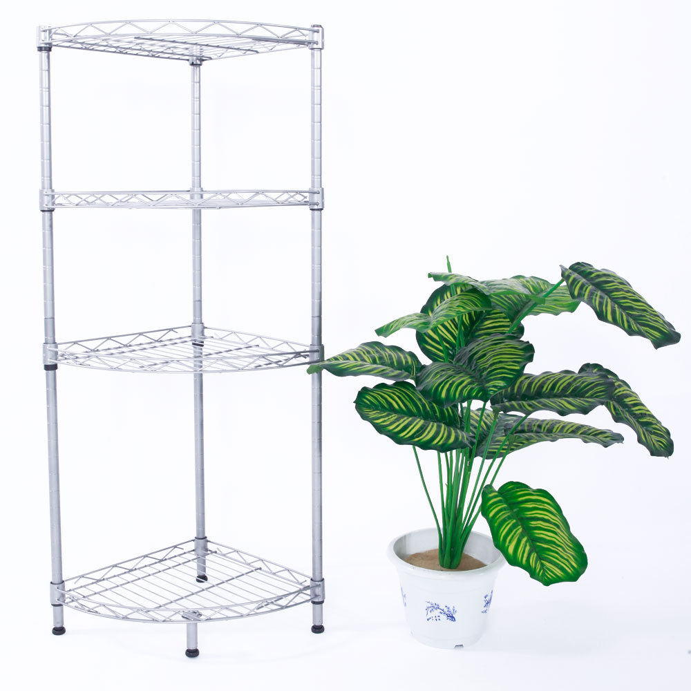 WFX Utility™ Gower 35.43" H x 11.81" W x 11.81" D 4 Tier Shelving Unit